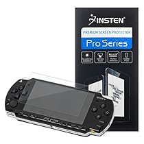 Insten 3 Screen Protector + Cloth + Compatible With SONY PSP