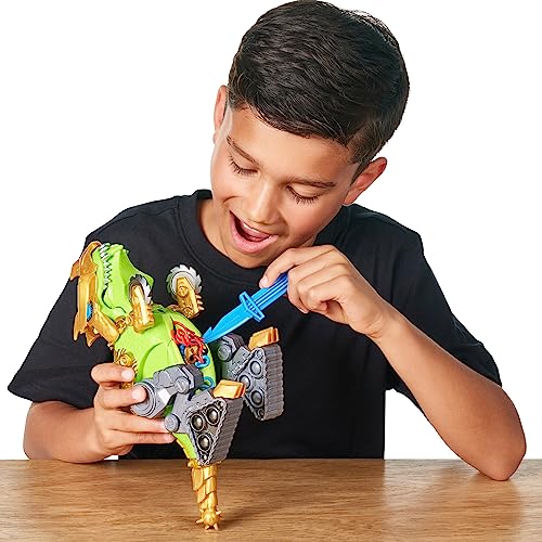 TREASURE X Dino Gold Battle Rex Dino Dissection. 16 Level of Adventure