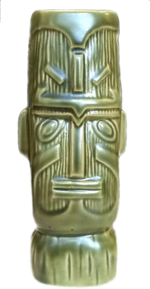 Kon Tiki Thor Heyerdahl Tribute Green Tiki Mug - Limited Edition - Now Retired