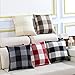 TEALP Buffalo Check Throw Pillow Cover - 18x18 inch Linen Cotton Decorative Pillow Case Home Sofa Cushion, Farmhouse Fall Home Decor, Set of 2 Black and White