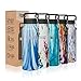 Healthy Human Stainless Steel Water Bottle | Double Walled Vacuum Insulated Water Thermos for Adults | Eco-Friendly Travel Bottles with Leak Proof Lid (Ocean Tide, 21 oz/ 621 ML)