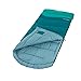 Coleman CozyFoot 30 Women's Sleeping Bag, Blue/Green