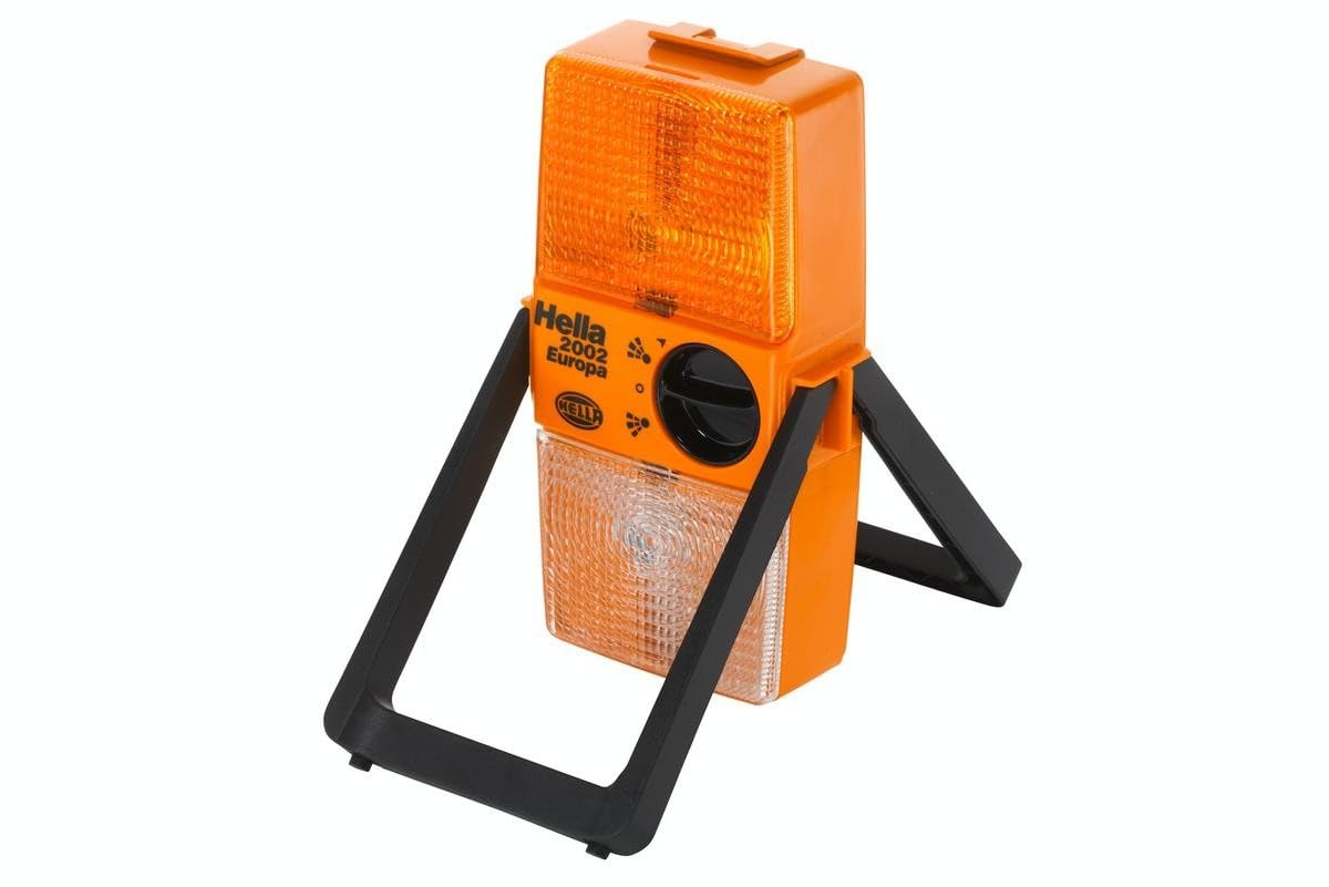 HELLA 2XW 003 146-001 Halogen-Warning Light 2002 - 6V - Yellow - Flat - left/right
