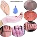 Codream Moisturizing Gel Heel Sleeves and Gloves, Gel SPA Gloves Socks Repair Cracked Skin and Exfoliate Skin,Soften Beauty Hands and Feet for Women
