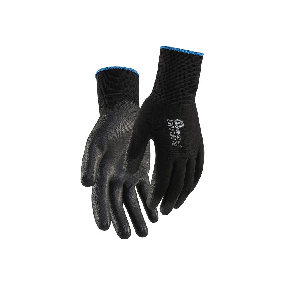 Blaklader 29001453990011 PU Dipped Work Gloves - Black, Size 11