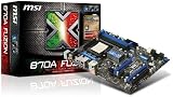 MSI 870A Fuzion Motherboard AM3 AMD770 SATA3 USB3.0 DDR3 ATX view 1