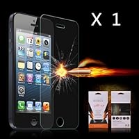 ACTECOM&reg; Protector de pantalla Iphone 5/5S 5C SE de cristal templado