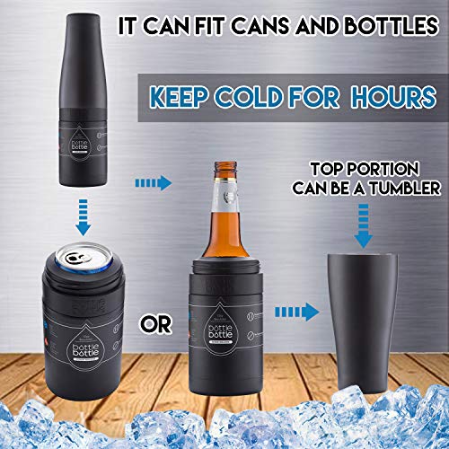 BOTTLE BOTTLE Beer Bottle Insulator Beer Can Cooler Holder Vacuum
