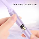 TOUCHBeauty Eyebrow Trimmer AG-1658 Purple, Facial Hair Remover, Portable view 7