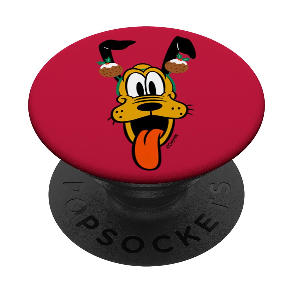Disney Pluto Christmas Pudding Holiday Headband PopSockets Swappable PopGrip