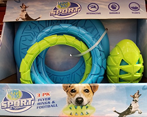 Happy Tails Sport Pet Toys 3-pack