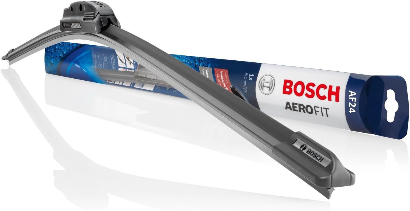 Bosch Palheta Dianteira Aerofit AF24, Limpador de Para-brisa com Tratamento de Grafite, 24 Polegadas 600 mm, Unitário