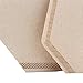 Segarty Coffee Filters Cone, 200 Count #2 Natural Brown Unbleached Paper, Disposable Pour Over Coffee Filter, 02 Size Coffee Filter for Single Serve Brewing Dripping