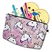 Deanfun 3pcs/set Super Funny 3D Printing women cosmetic bag Multifuncition Pencil Holder (unicorn)