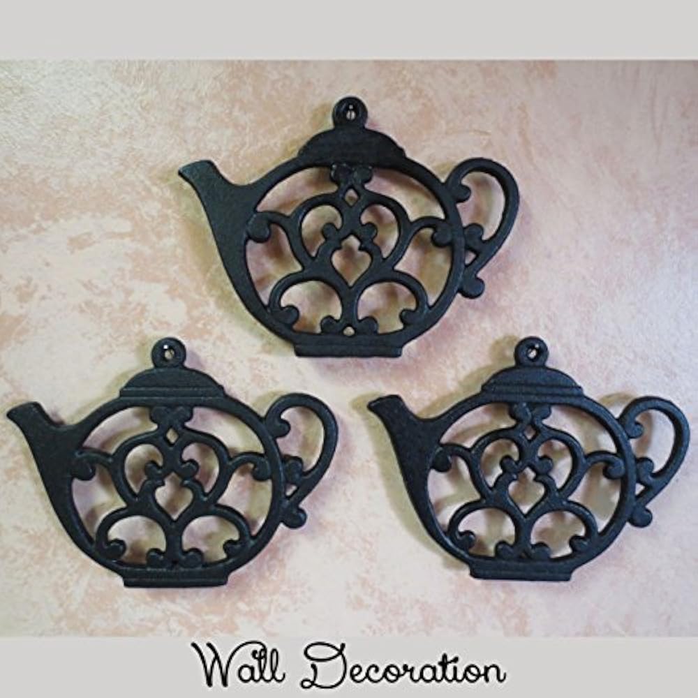 Teapot Trivets Trivet Black Cast Iron For Kitchen & Dining Table More