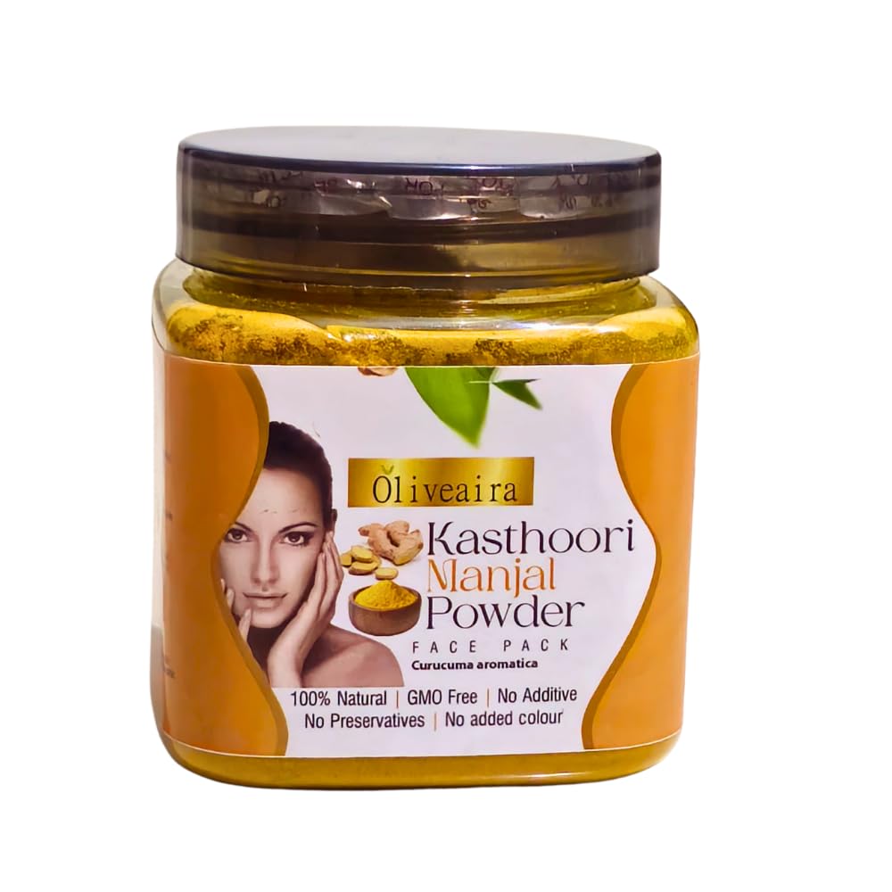 Kasturi Turmeric Powder by Oliveaira (100g) - Natural Skin Brightener & Anti-Aging Powerhouse