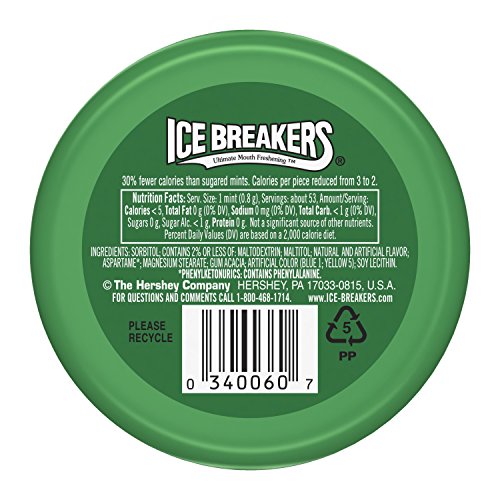 2 BREAKERS+Sugar+Mints+Spearmint+Ounce