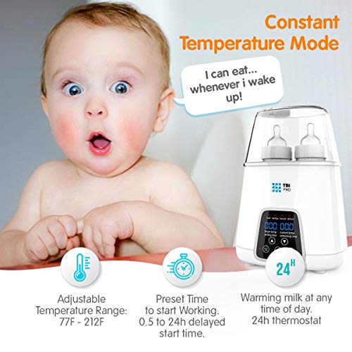 image for TBI Pro 【NEW 2020】 5-IN-1 Baby Bottle Warmer and Sterilizer with T