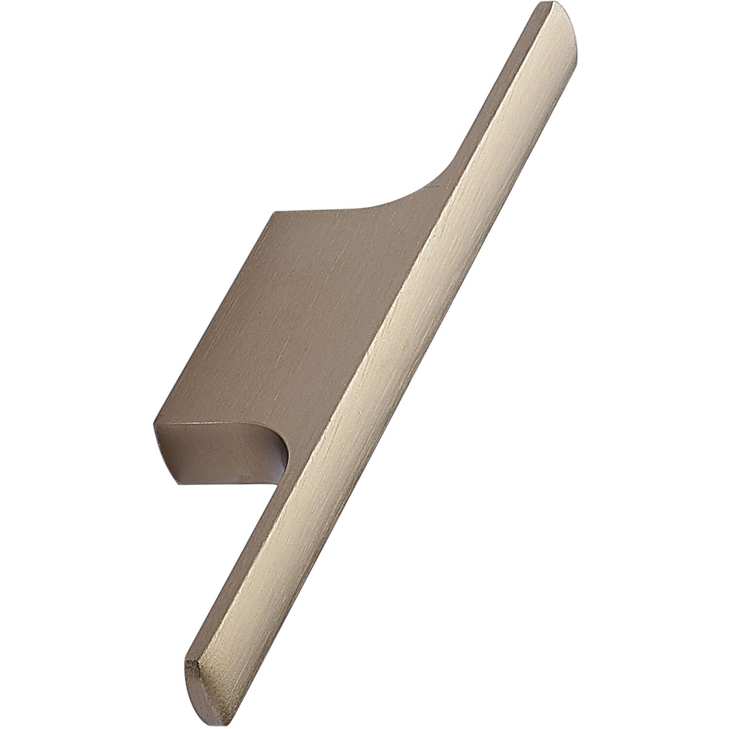 Furnipart LA32 Furniture Handle for Kitchen Cupboards - Cupboard Handle for Kitchen Fronts - Brushed Aluminium Brass