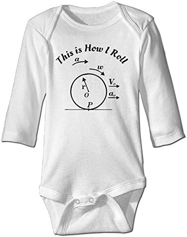 This Is How I Roll Science Infant Boys Girls Baby Onesies Clothing Long Sleeve