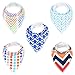 Baby Bandana Drool Bib Gift Set (5-Pack) for Boys 