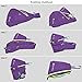 Sling Bag Chest Bag Unbalance BackPack Sack Shoulder Messenger Pouch Haversack Rucksack Chest Crossbody Backpack Pack for Travel Outdoor Foldable nylon purple, by LC Prime