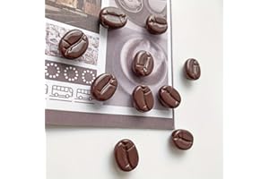 5PCS Coffee Fridge Magnets Coffee Bean Small Fridge Magnets Cute Kitchen Home Office Accessories Decor Gift for Lovers​