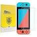 Nintendo Switch Screen Protector, TJS [Tempered Glass] [2-Piece] [Works While Docking] - 0.3mm Thickness/Bubble Free/Ultra Clear/9H Hardness/Anti-Scratch/Shatterproof/Anti-Fingerprint primary