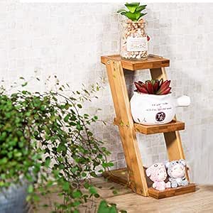 chishizhenxiang Plant Flower Stand Decorativo Pequeño Comodidad 3 ...