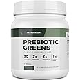 Transparent Labs Prebiotic Greens - Superfood Powder & Antioxidants Supplement with Organic Spirulina, Chloerra, Acacia, & Green Banana Powder - 30 Servings, Unflavored