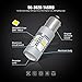 SIRIUSLED Extremely Bright 2835 Chipset Projection 1400 Lumen LED Brake Tail Turn Signal Light Bulb Pure White Size 1157 7528 2057 Pack of 2