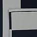 Deconovo Navy Blue Striped Room Darkening Curtains Rod Pocket Nautical Navy and Greyish White Striped Curtains for Kids Room 52W X 63L Navy Blue 2 Panels