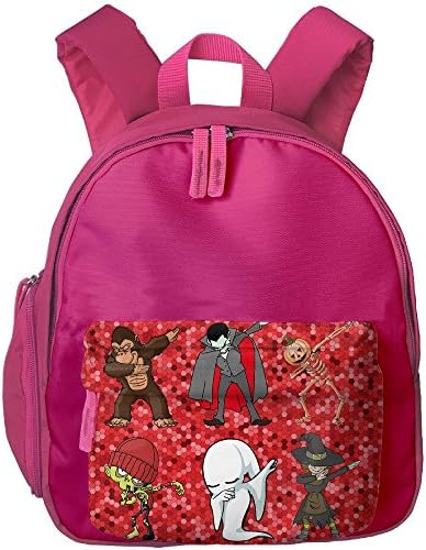 Kids Backpack Preschool Boys Girls Toddler School Bags Dabbing Ghost Witch Monster Vampire Zombie Skull Red Sequins