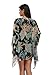Floating Time Women's Floral Chiffon Kimono Cardigan Summer Beachwear Swimsuit Cover up (Navy#4)
