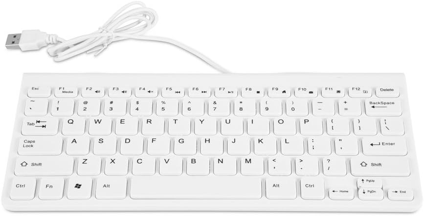 Wired Keyboard Mouse Set, Portable Ultra Slim USB Multimedia Games Office Keypad and Mice Combo - Image 4