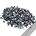 Stanbroil 10-Pound Fire Glass - 1/2 inch Reflective Tempered Fire Glass for Fireplace Fire Pit, Onyx Black Reflective