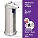 Homder Premium Automatic Touchless Soap Dispenser for Bathroom & Kitchen Countertops. Fingerprint Resistant Brushed Stainless Steel ,Hand Sanitiser compatible - (Pack of 2 Included Batteries)