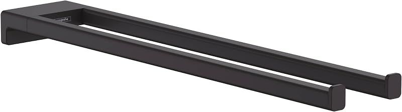 Hansgrohe AddStoris Towel Holder Twin-Handle Matt Black