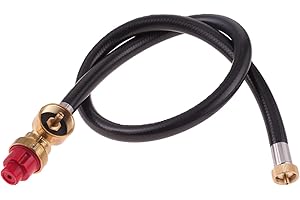 ETERMETA Dual Fuel Camping Stove Replacement Hose, 27.5 Inch M16 x 1.5 Propane Regulator Hose for Portable Propane & Butane Camping Gas Stove