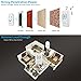 Vodeson Multipurpose Wireless Doorbell, 500 feet, 3 Levels Volume, 36 Chimes, 4 Uses In 1, White