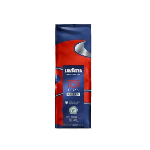 TOP CLASS FILTRO MEDIUM ROAST GROUND COFFEE BY LAVAZZA FOR – 8 OZ COFFEE