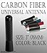 3 Inch / 76 mm JDM BLACK SHORT UNIVERSAL ANTENNA CARBON FIBER