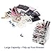 SONGMICS Makeup Organizer Deep Drawers Cosmetic Jewelry Storage Display Case 3 Pieces Set UJMU09T