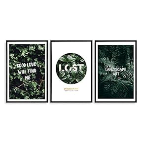 SIGNFORD 3 Piece Framed Canvas Home Artwork Decoration...