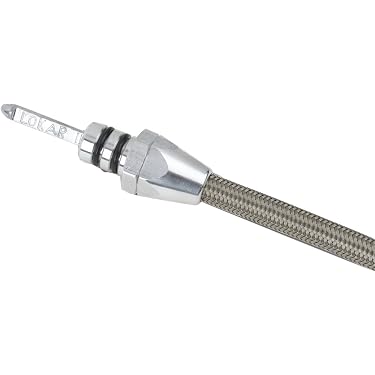 Lokar Locking Engine Dipstick For GM LS Series – Teflon-Lined, Stainless Braided - View #10