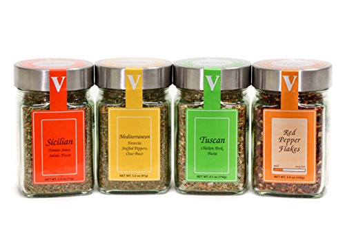 Taste of Italy - 4 spice blends add flavor to sauce, meat, and pasta.