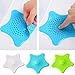 4 Pack Starfish Hair Catcher No Slip Suction Cups Drain Cover/Hair Catcher/Sink Strainers/Silicone Bathroom Drains Strainer/Kitchen Sink Strainer/