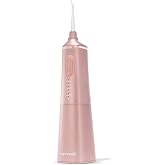 Supersmile Professional Zina Water Flosser, Rose Gold, Rechargeable | Cordless Water Flosser, 5 Cleaning Modes, Cleans Between Teeth and Below Gumline, USB Charging, Travel-Ready