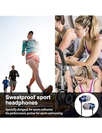 Earbuds Ear Buds Wired Headphones with Microphone in Ear Earphones with Stereo Mic and Volume Control Compatible Android Smart Phones Samsung Music Noise Cancelling Earbuds with 3.5mm Jack (Black)