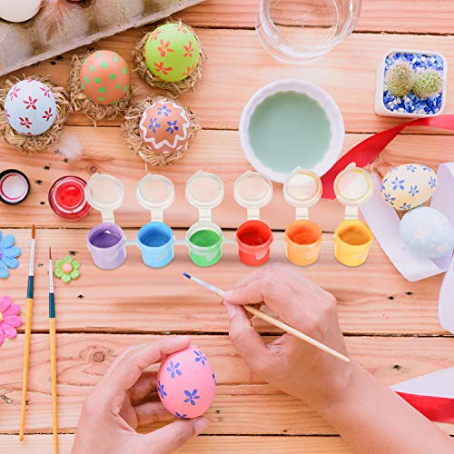 24 Strips 144 Pots Empty Paint Pots Strips Mini Acrylic Paint Storage